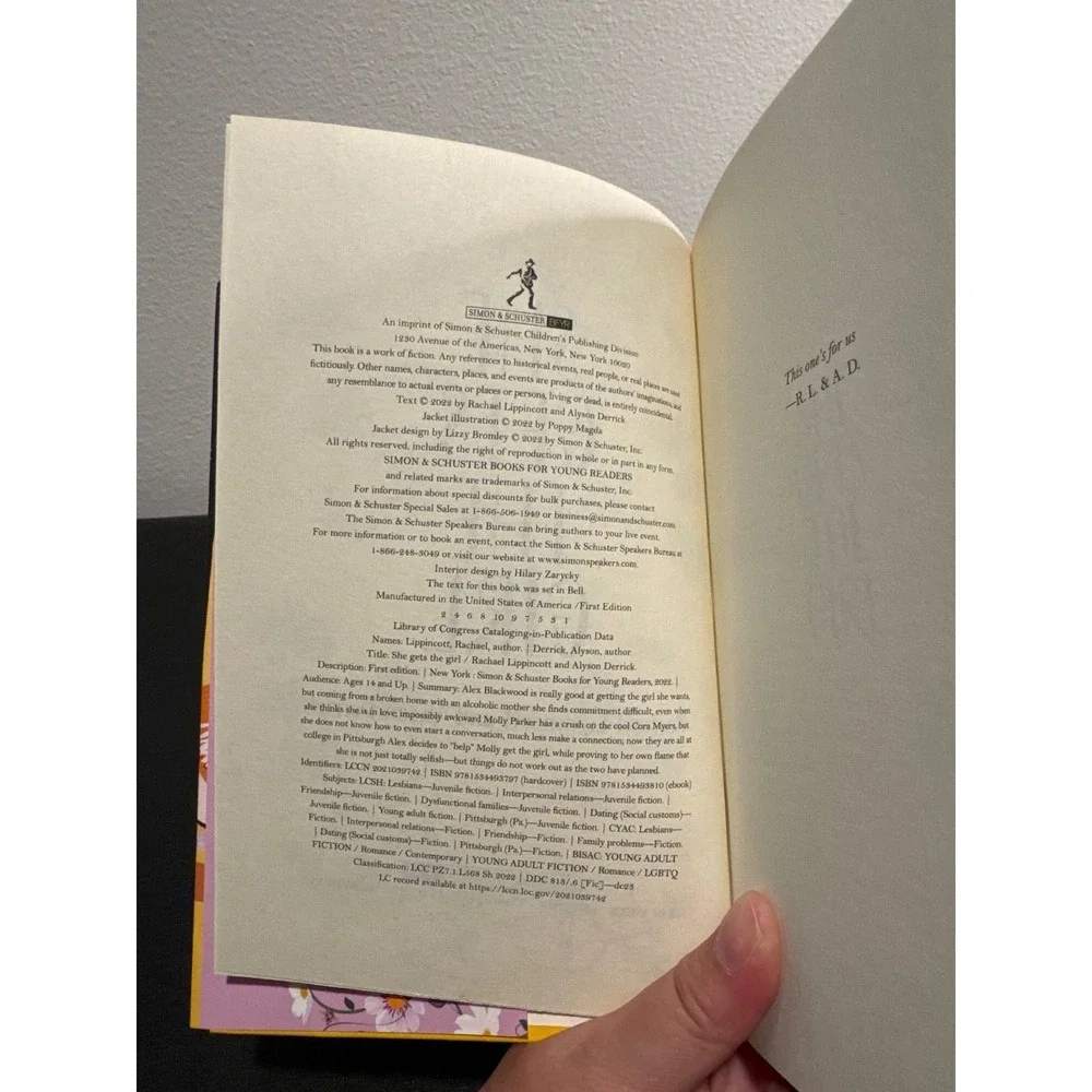 She Gets the Girl Hardcover YA Romance Rachael Lippincott Alyson Derrick 1st Ed